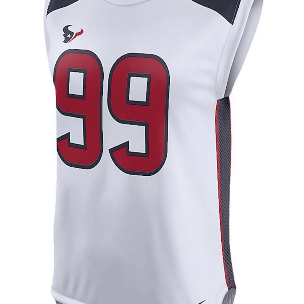 JJ Watt Houston Texans Nike Women's Player Name & Number Sleeveless Top - Picture 2 of 3